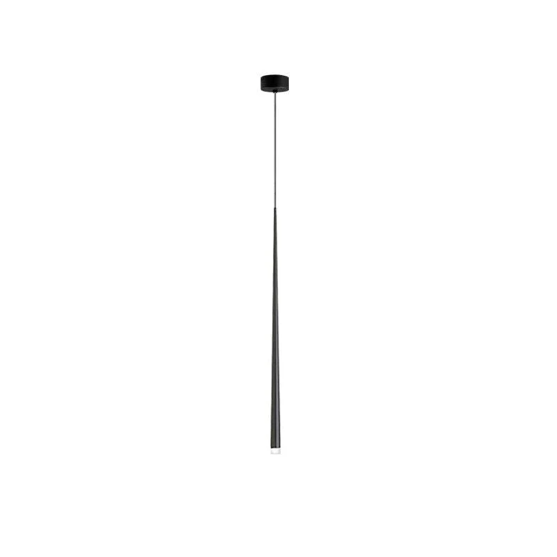 Lustra Chandelier Slender Black Minimalist - Image 36