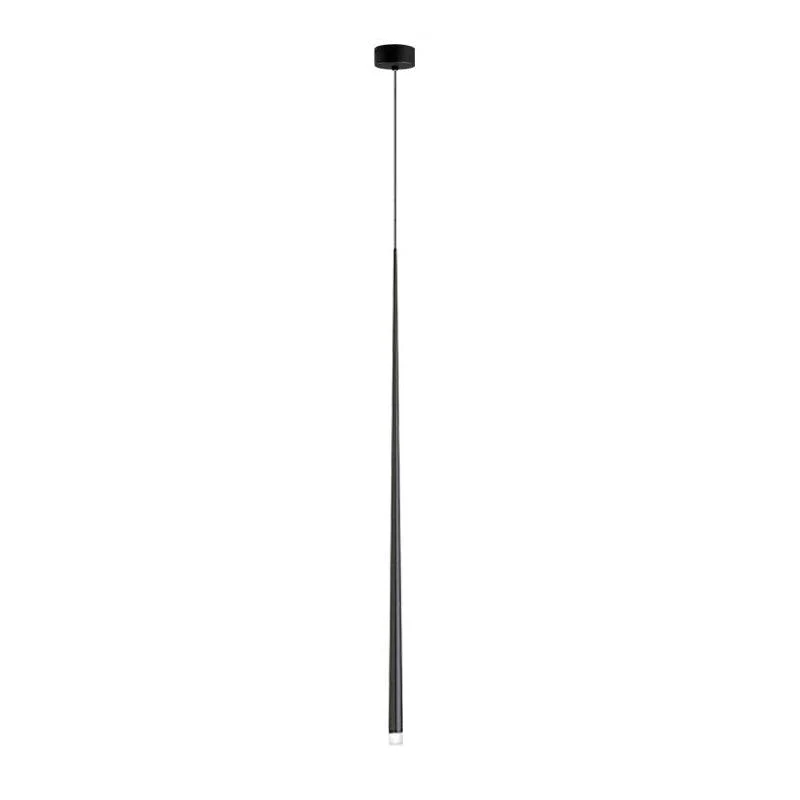 Lustra Chandelier Slender Black Minimalist - Image 37