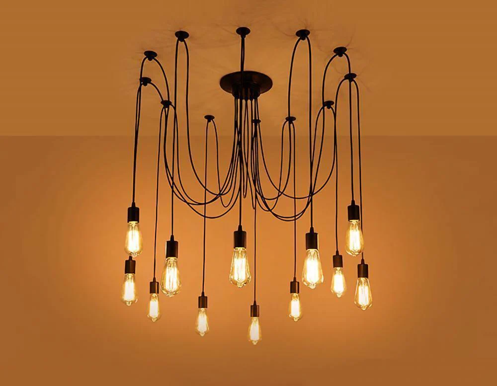 Lustra Chandelier Spider Cable Industrial - Image 9