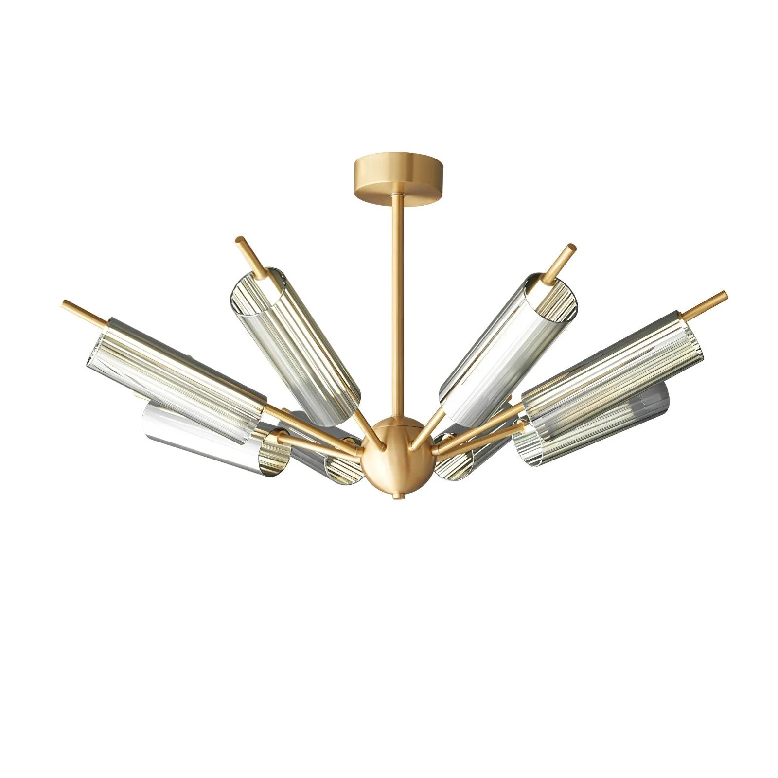 Lustra Chandelier Sputnik Brass Modern 12-Light - Image 33