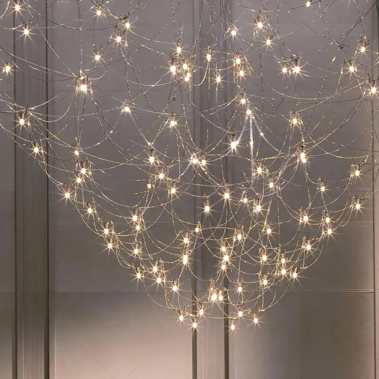 Lustra Chandelier Stainless Steel Wire Firefly - Image 3