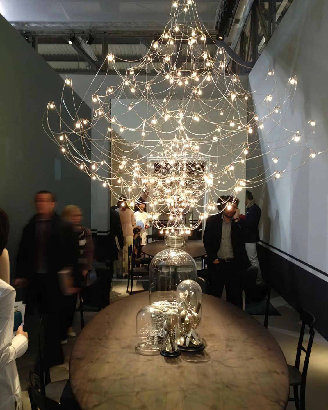 Lustra Chandelier Stainless Steel Wire Firefly - Image 30