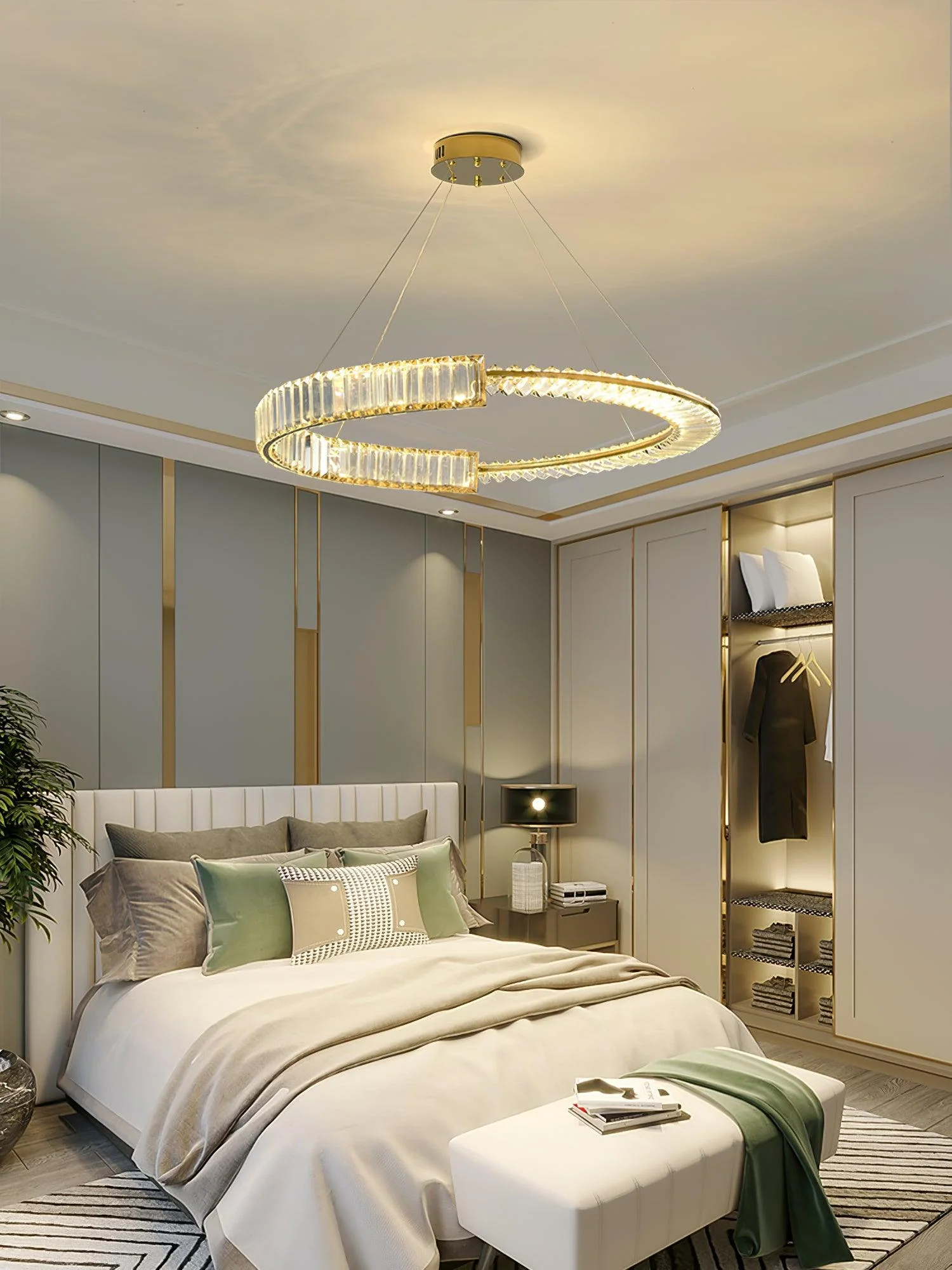 Lustra Chandelier Stella LED Crystal Ring - Image 11