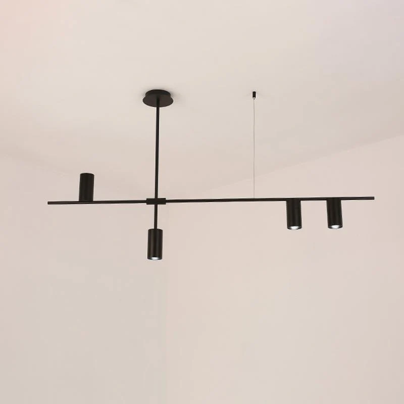 Lustra Chandelier Tribes Brass Linear Cylinder - Image 11