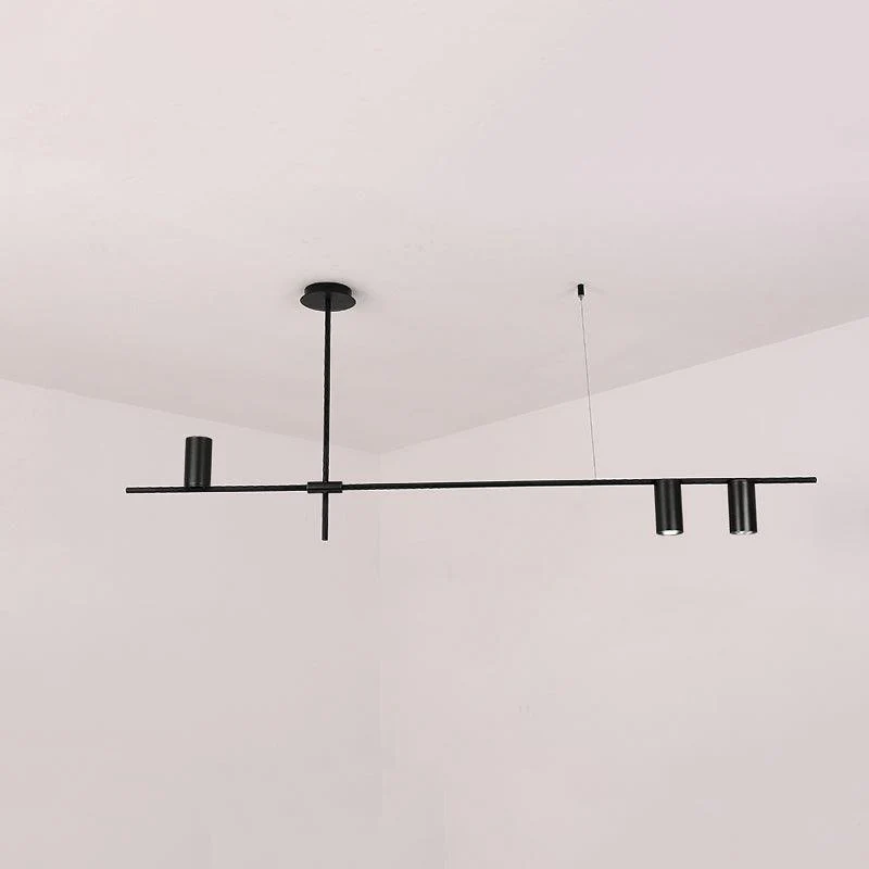 Lustra Chandelier Tribes Brass Linear Cylinder - Image 29