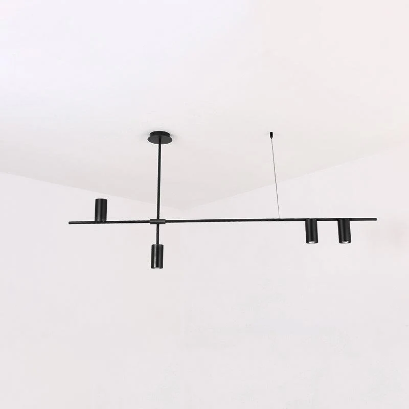 Lustra Chandelier Tribes Brass Linear Cylinder - Image 32