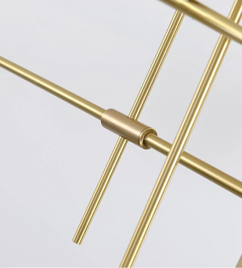 Lustra Chandelier Tribes Brass Linear Cylinder - Image 46