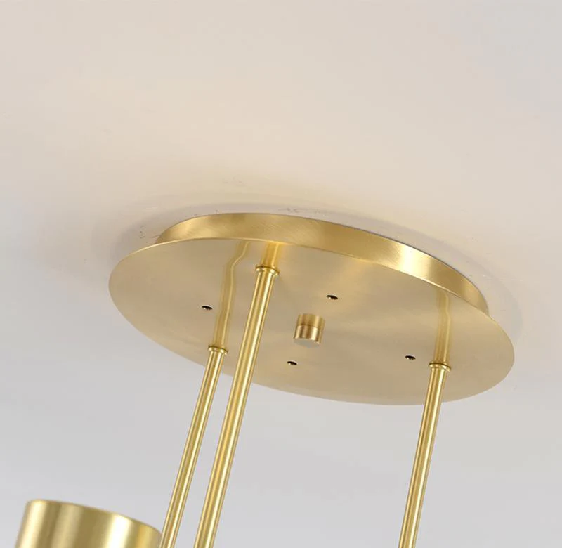 Lustra Chandelier Tribes Brass Linear Cylinder - Image 8
