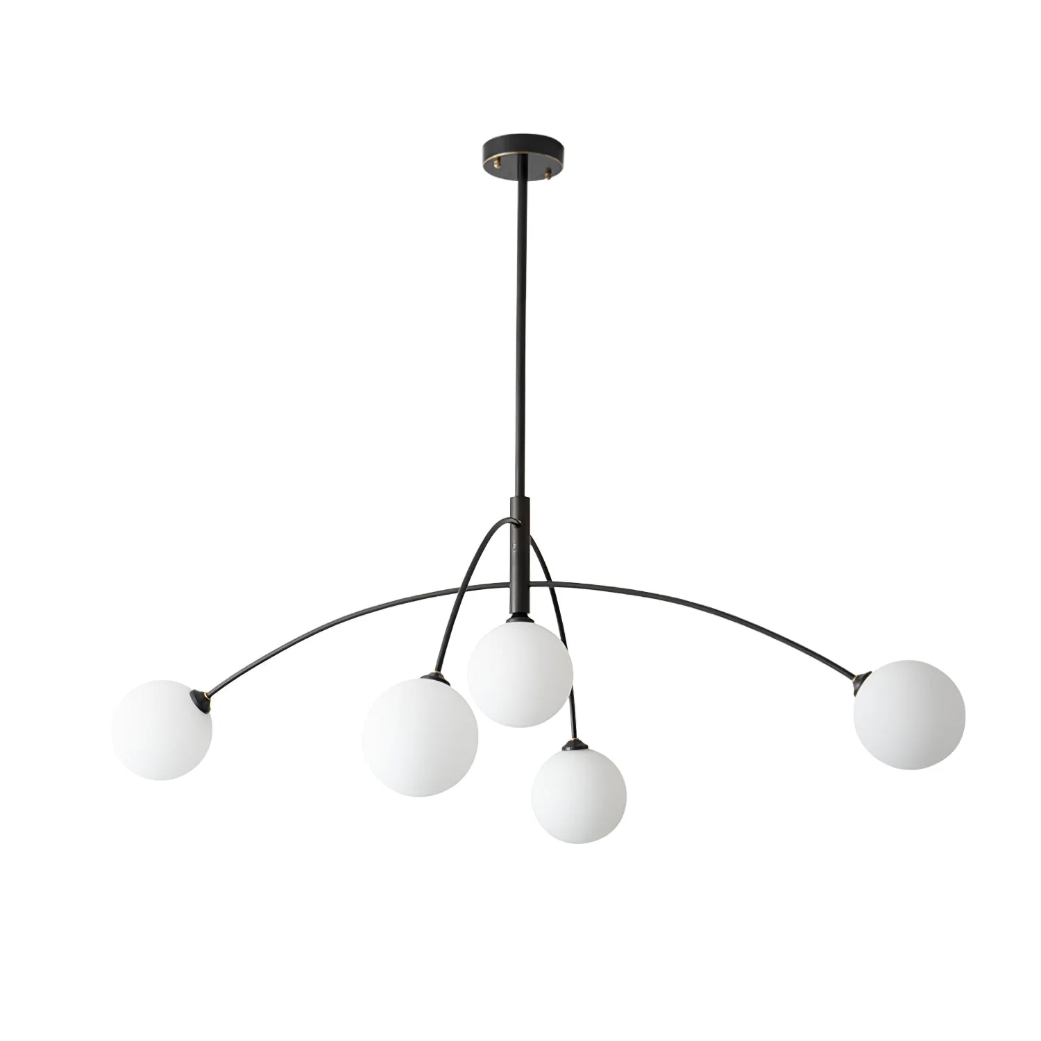 Lustra Chandelier Valentina Arc Brass Elegant - Image 21