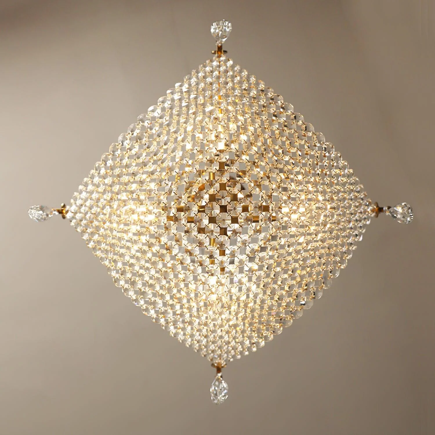 Lustra Chandelier with Crystal Strands and Crystal - Image 23