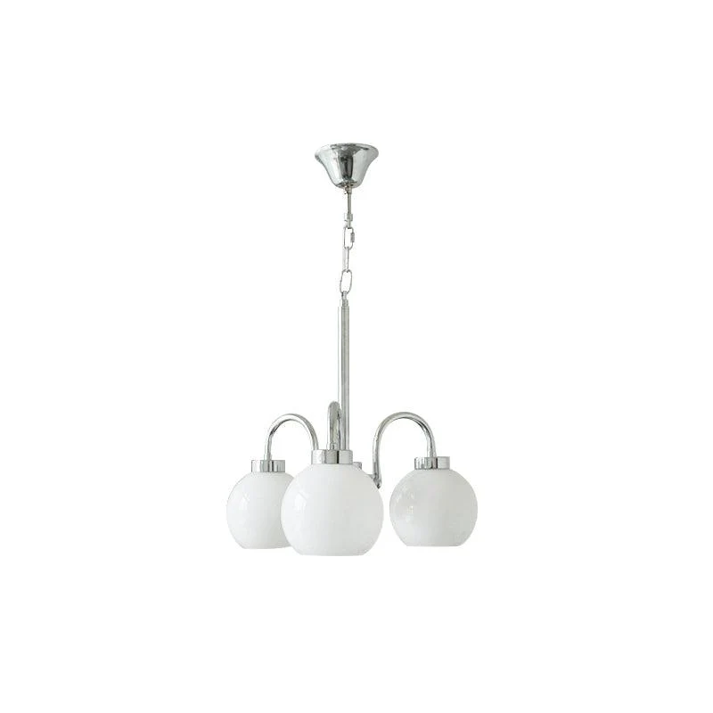 Lustra Chandelier Yellow Glass Globes - Image 70