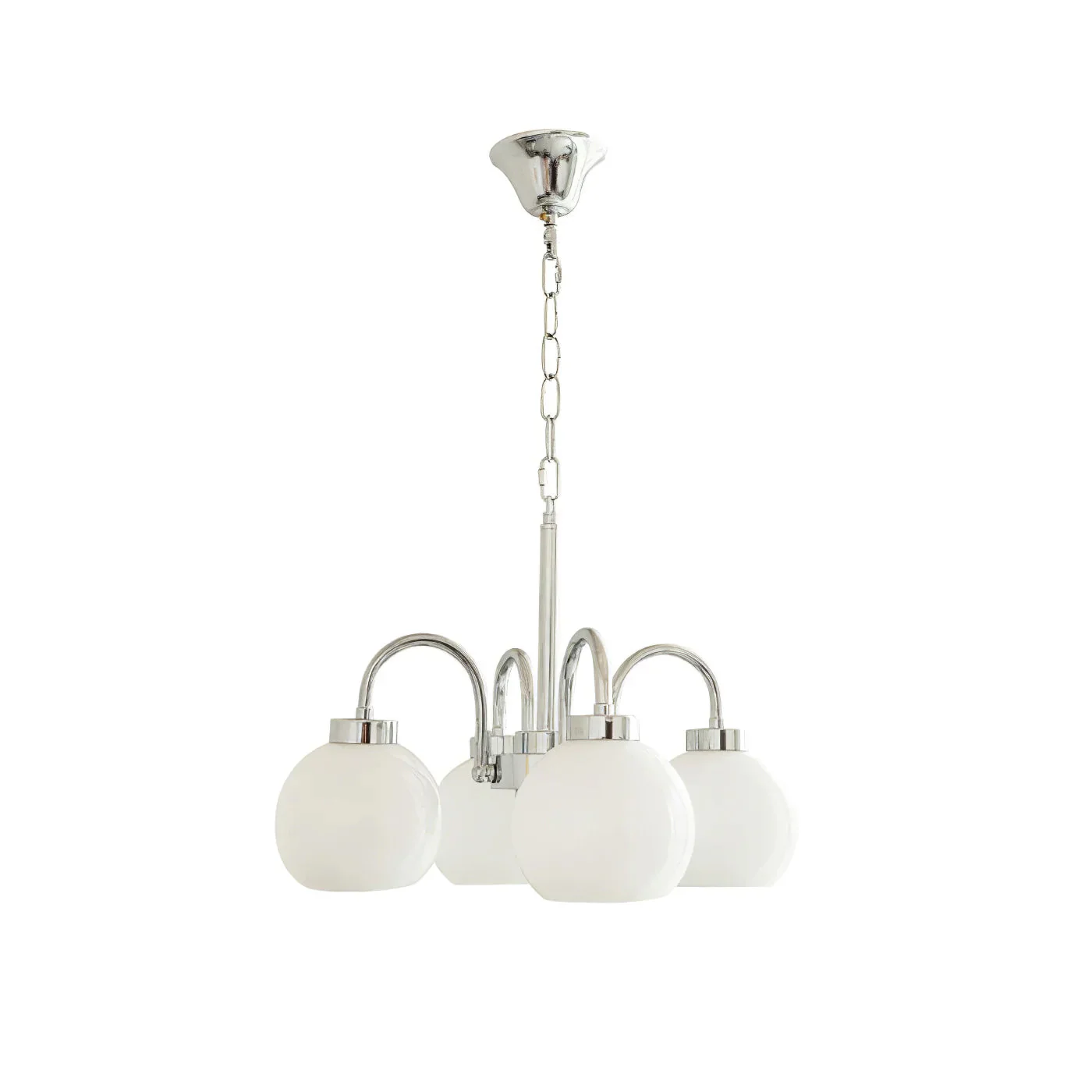 Lustra Chandelier Yellow Glass Globes - Image 72