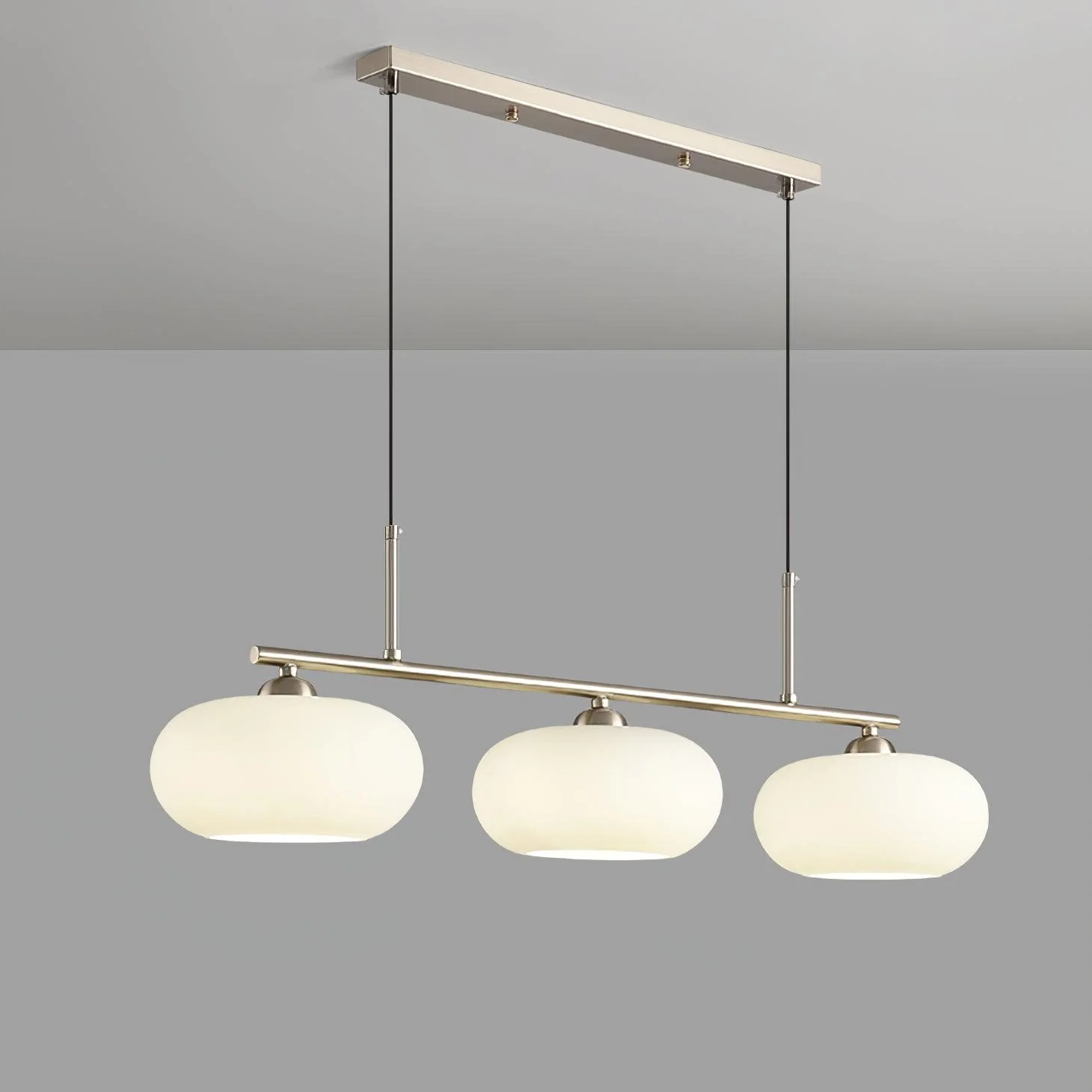 Lustra Pendant Lamp 3-Light Globe Shaped Linear - Image 11