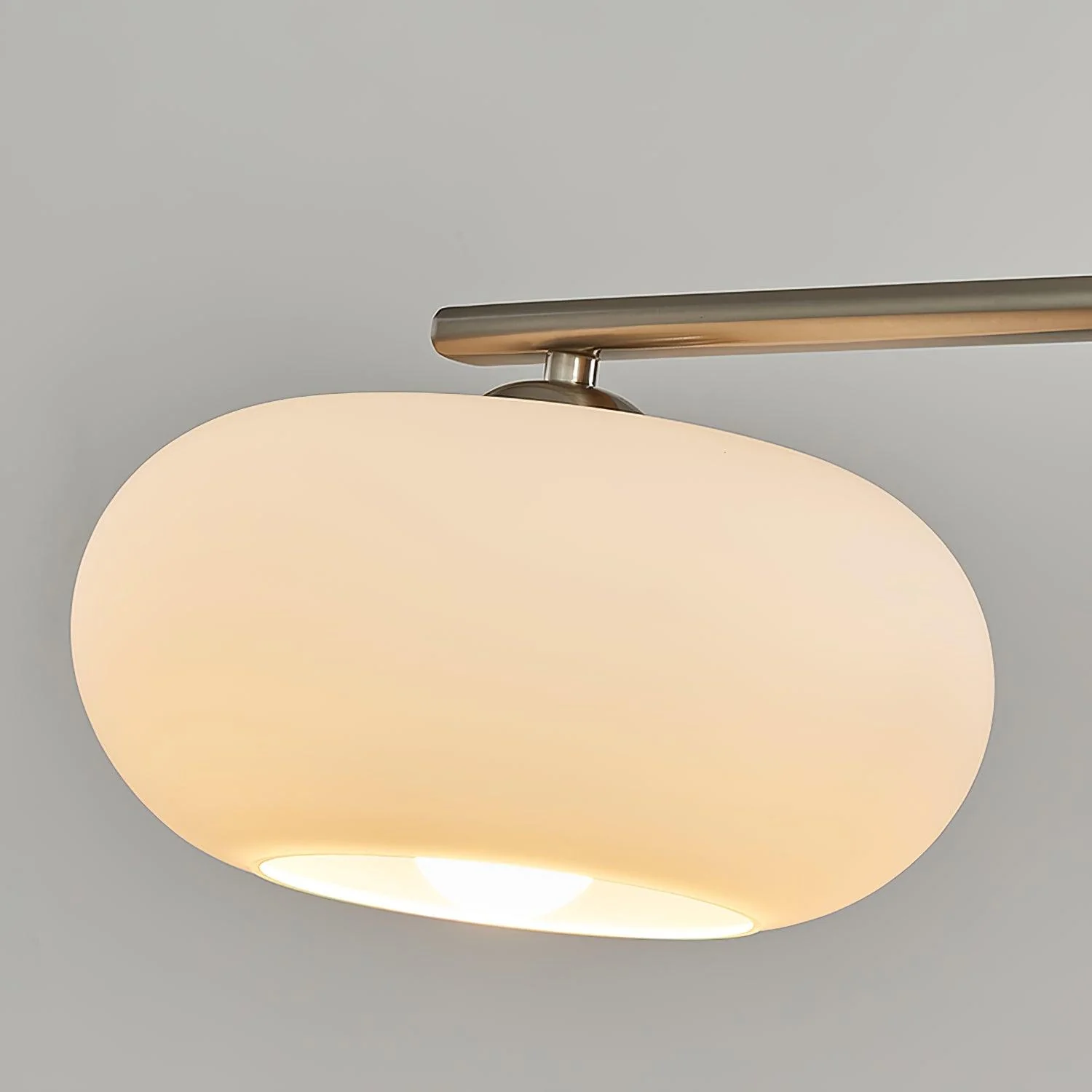 Lustra Pendant Lamp 3-Light Globe Shaped Linear - Image 3