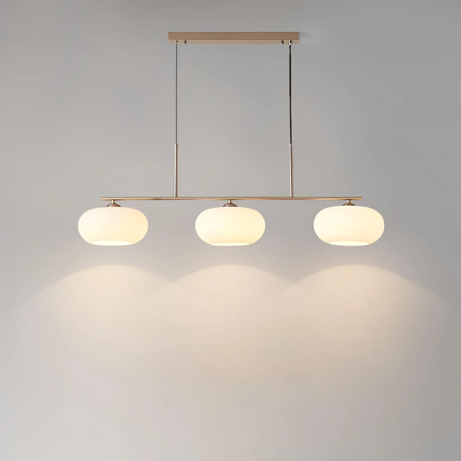 Lustra Pendant Lamp 3-Light Globe Shaped Linear - Image 58