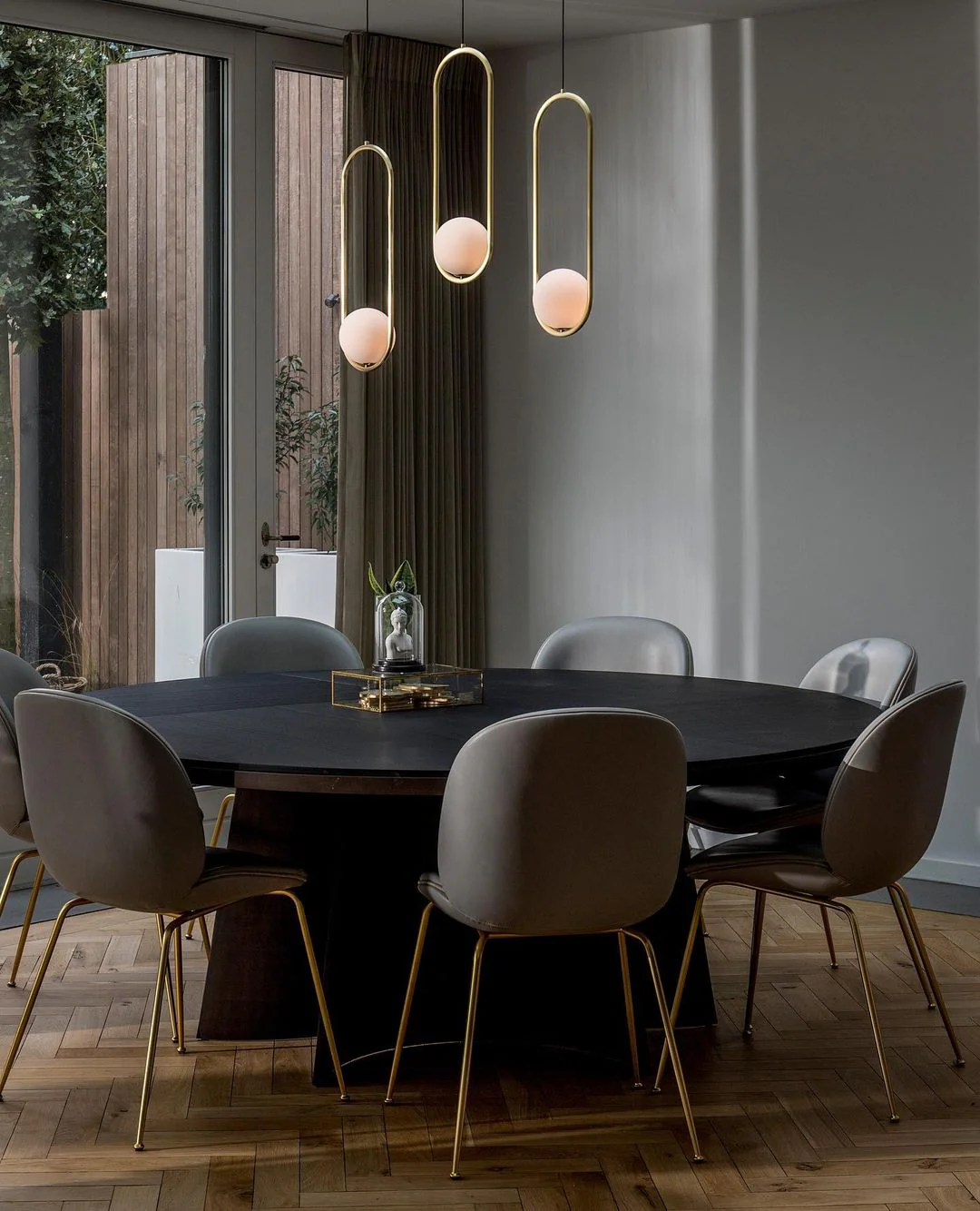 Lustra Pendant Lamp Brass Modern Ring - Image 37