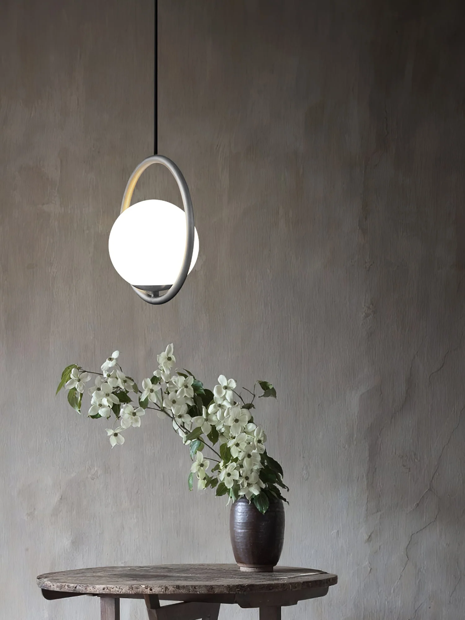 Lustra Pendant Lamp Brass Modern Ring - Image 65