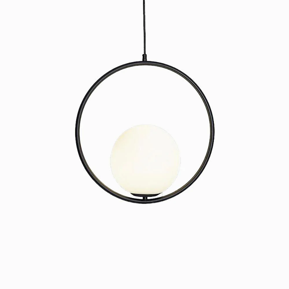 Lustra Pendant Lamp Brass Modern Ring - Image 7