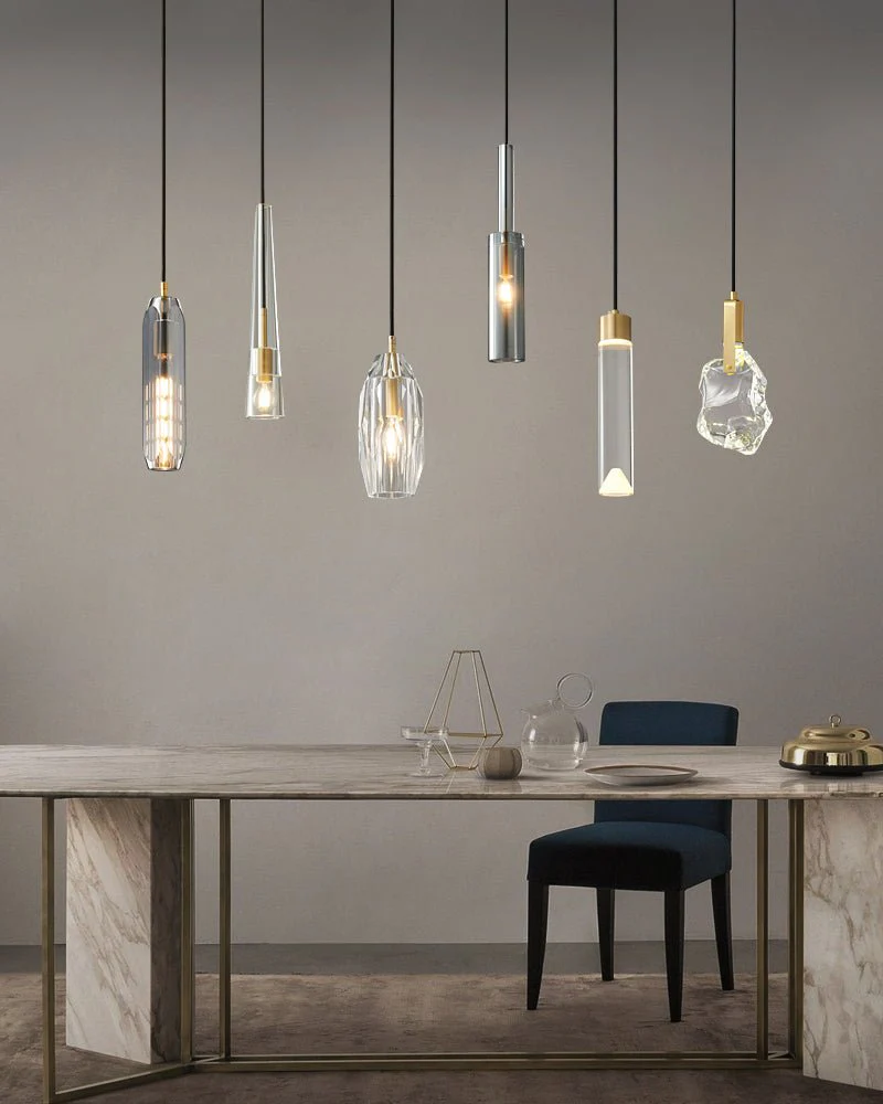 Lustra Pendant Lamp Clear Shade Crystal - Image 32