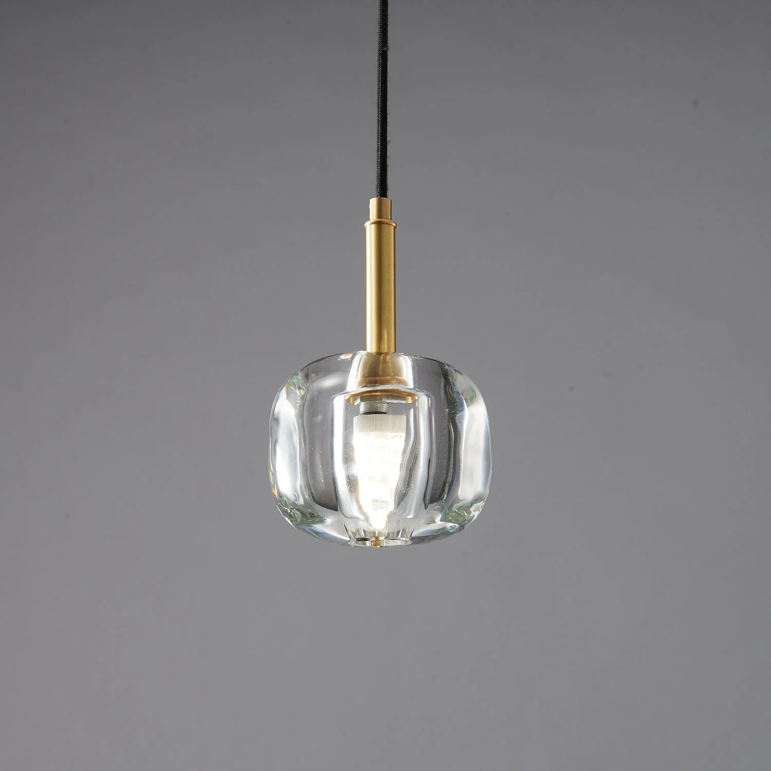 Lustra Pendant Lamp Clear Shade Crystal - Image 43