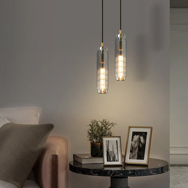 Lustra Pendant Lamp Clear Shade Crystal - Image 52