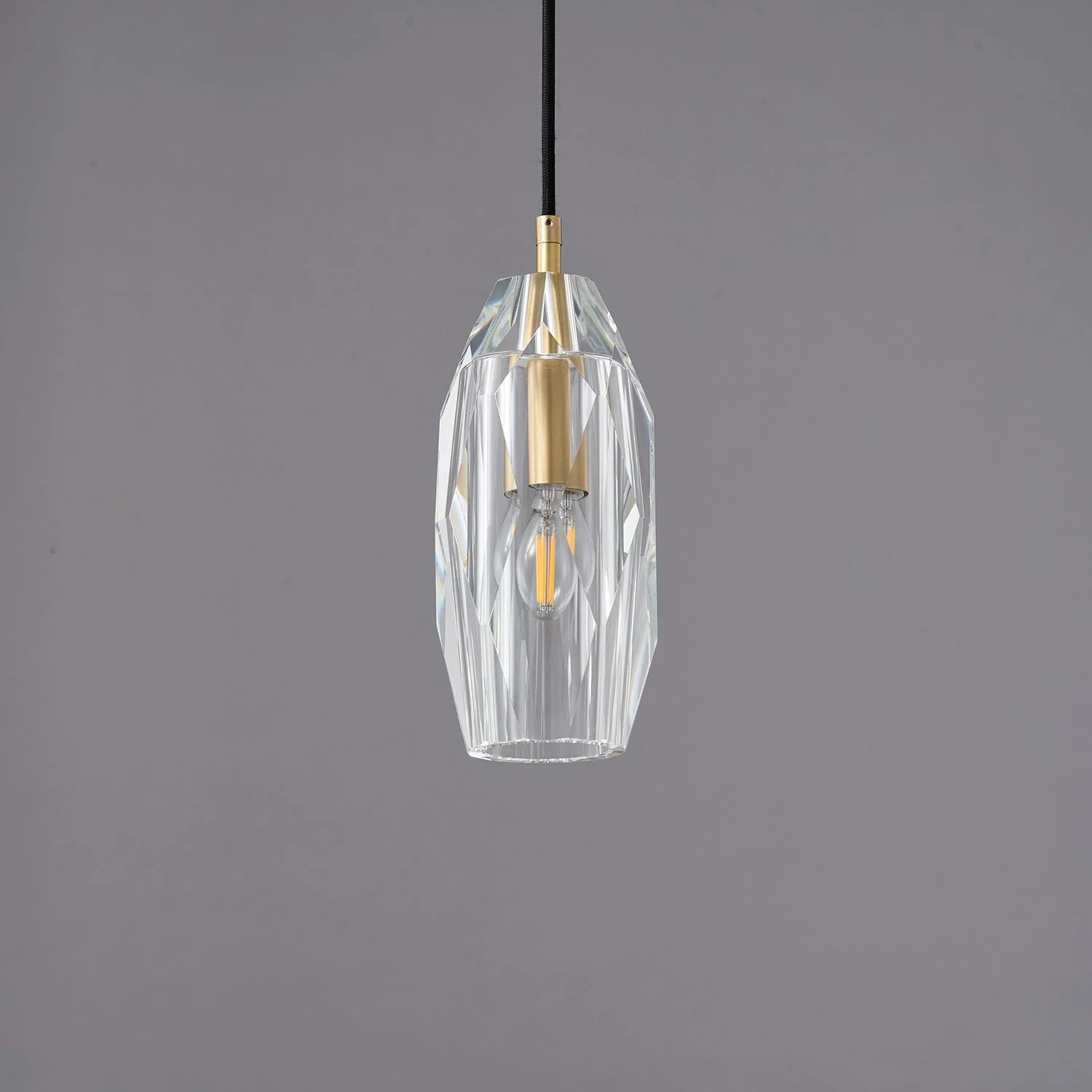 Lustra Pendant Lamp Clear Shade Crystal - Image 56