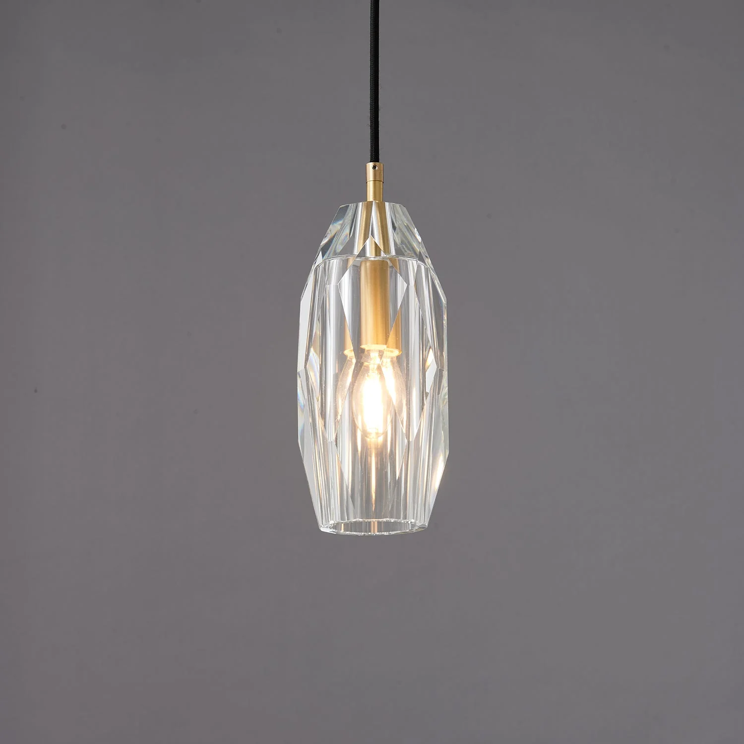 Lustra Pendant Lamp Clear Shade Crystal - Image 67