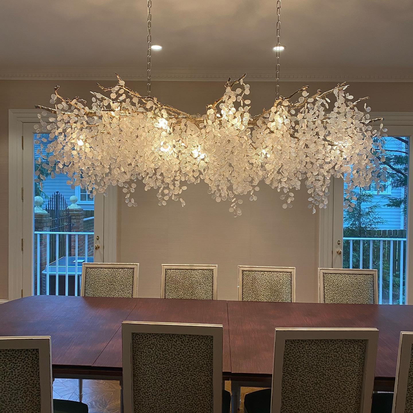 Lustra Pendant Lamp Crystal Dewdrop - Image 11