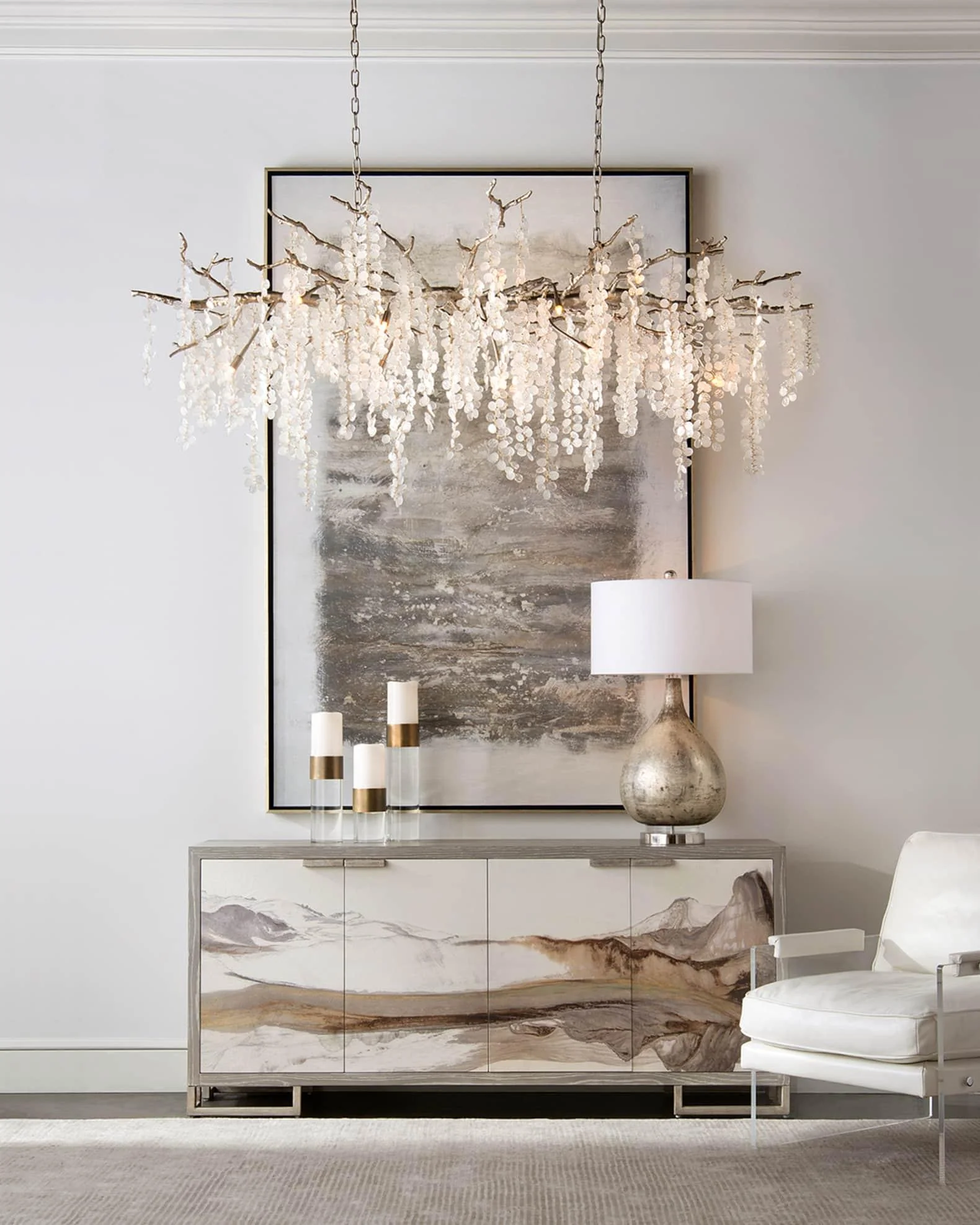 Lustra Pendant Lamp Crystal Dewdrop - Image 24