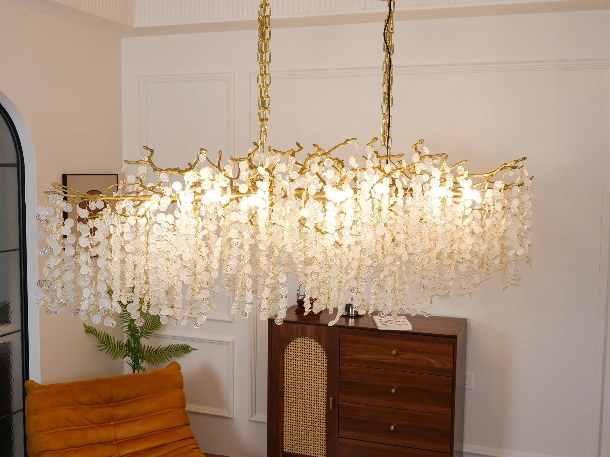 Lustra Pendant Lamp Crystal Dewdrop - Image 40