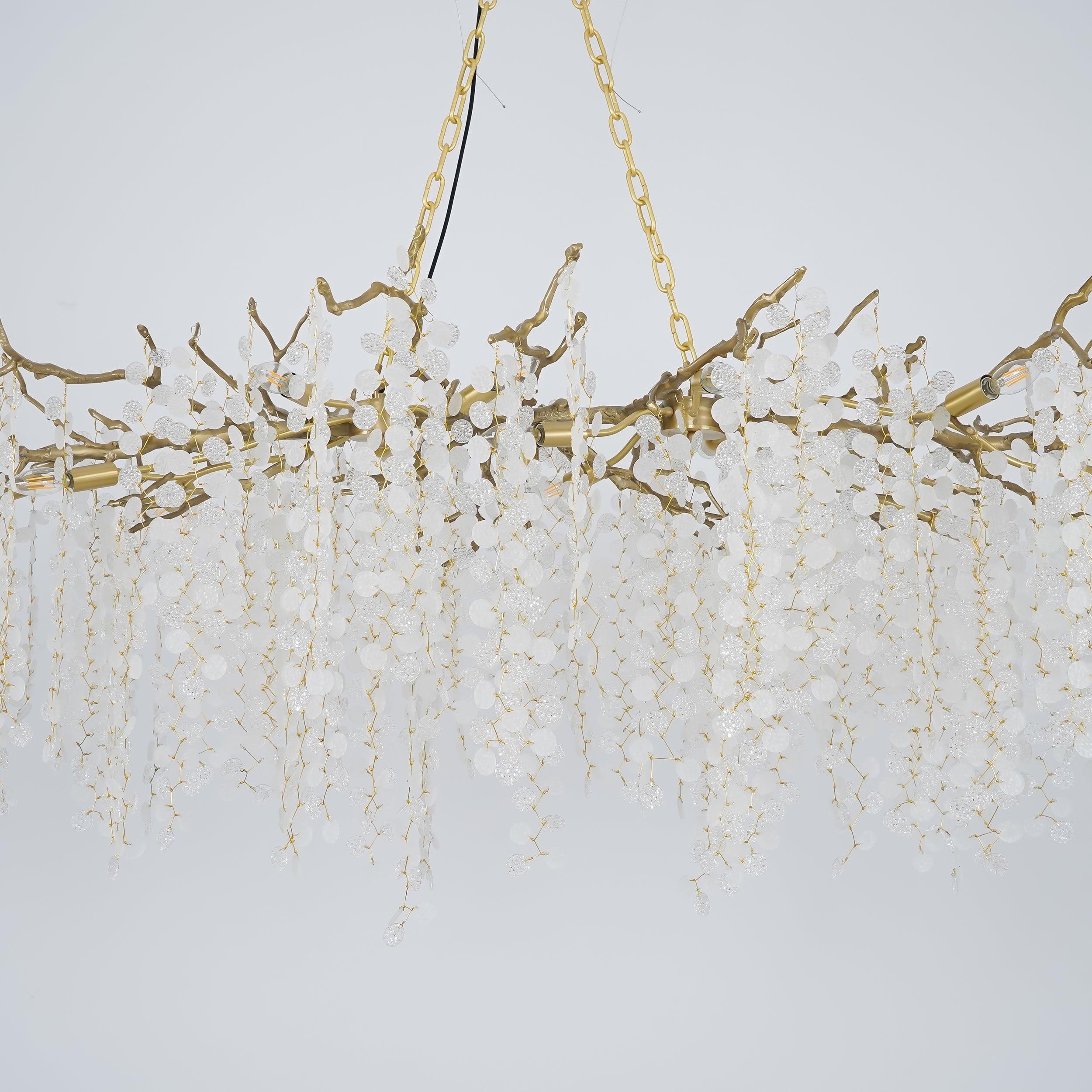 Lustra Pendant Lamp Crystal Dewdrop - Image 41
