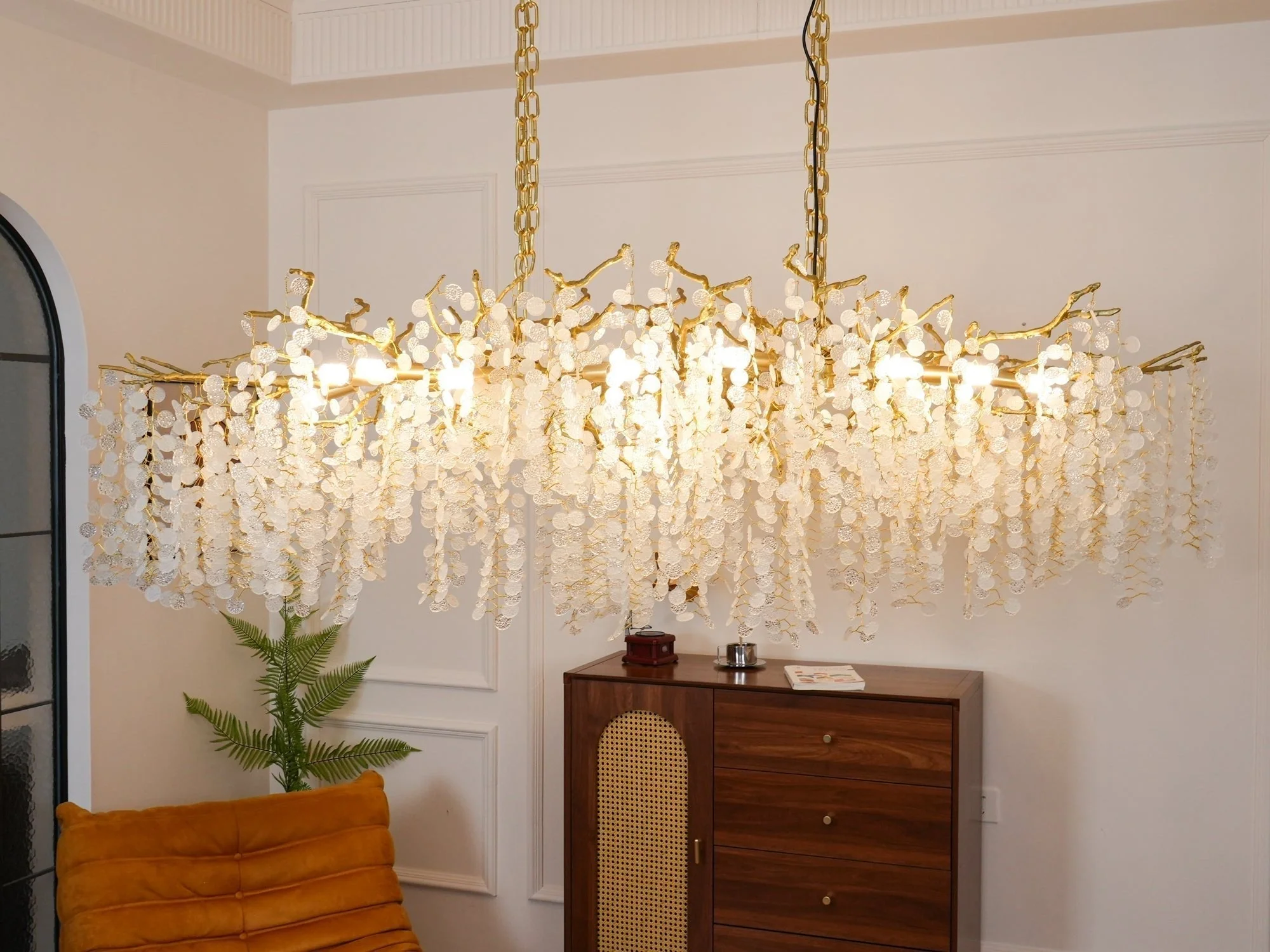 Lustra Pendant Lamp Crystal Dewdrop - Image 52