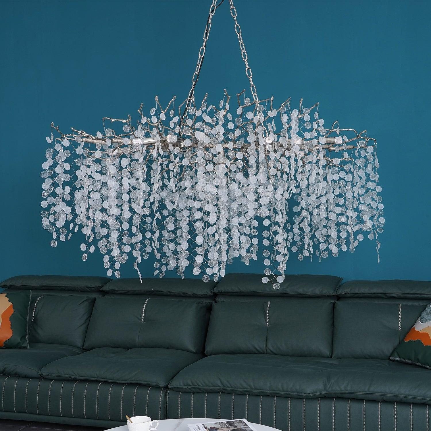 Lustra Pendant Lamp Crystal Dewdrop - Image 54