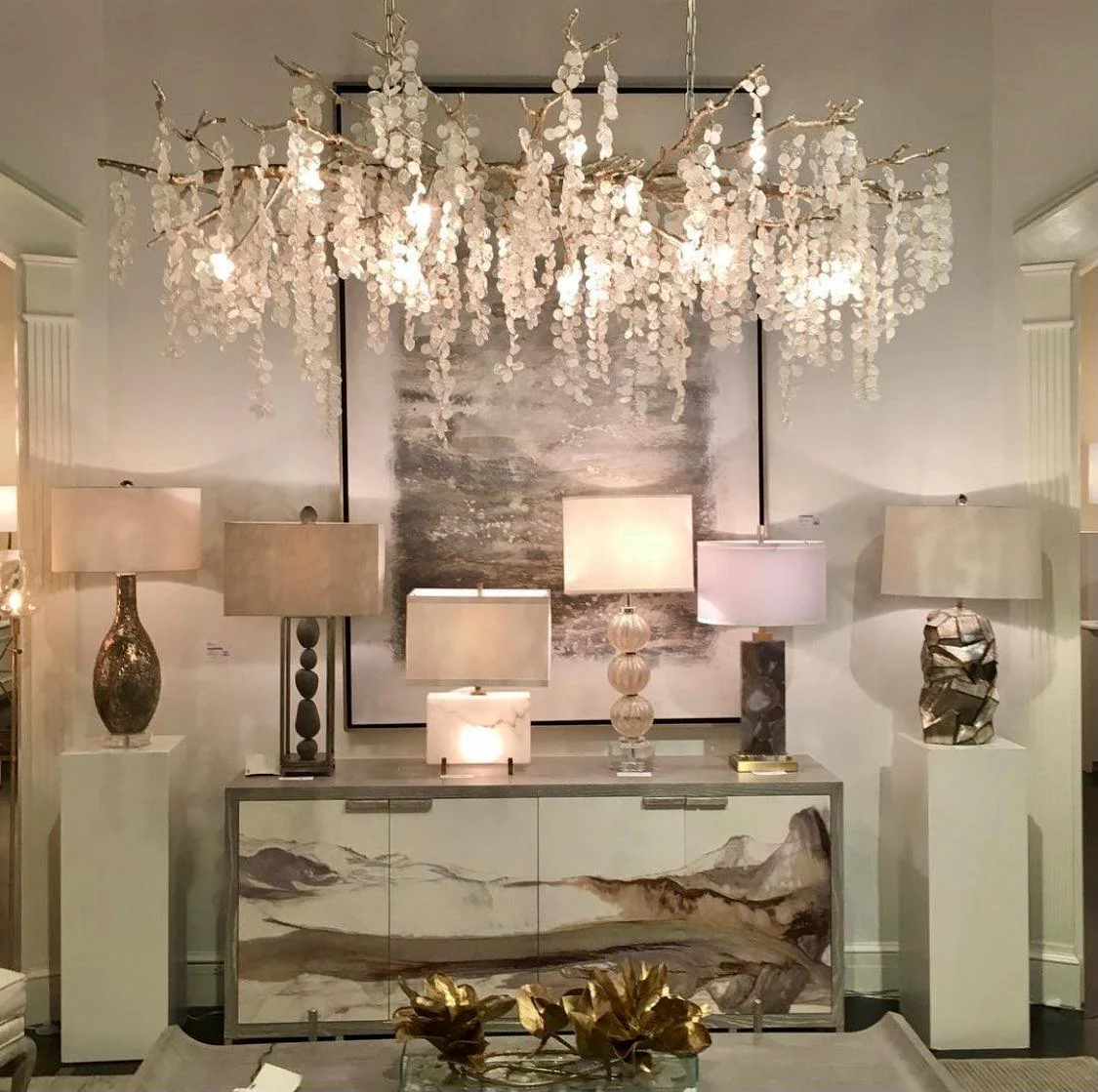 Lustra Pendant Lamp Crystal Dewdrop - Image 7