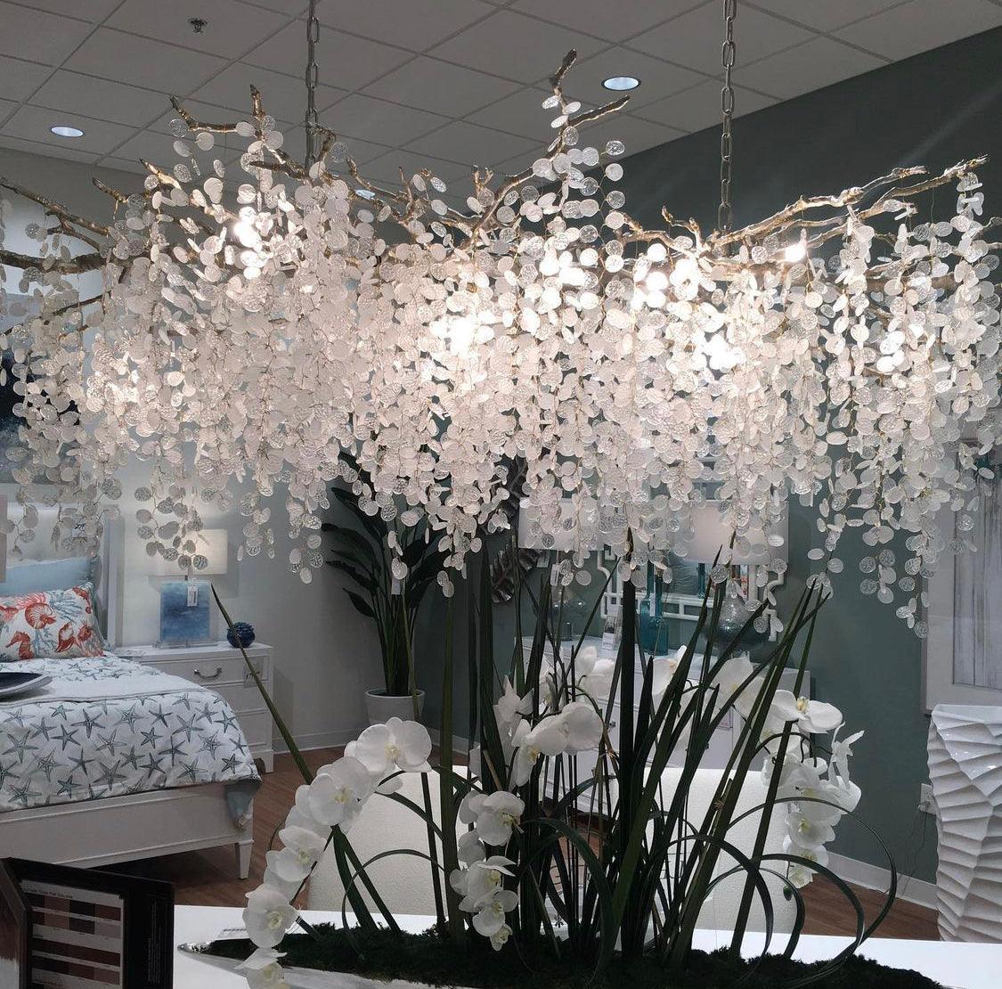 Lustra Pendant Lamp Crystal Dewdrop - Image 9