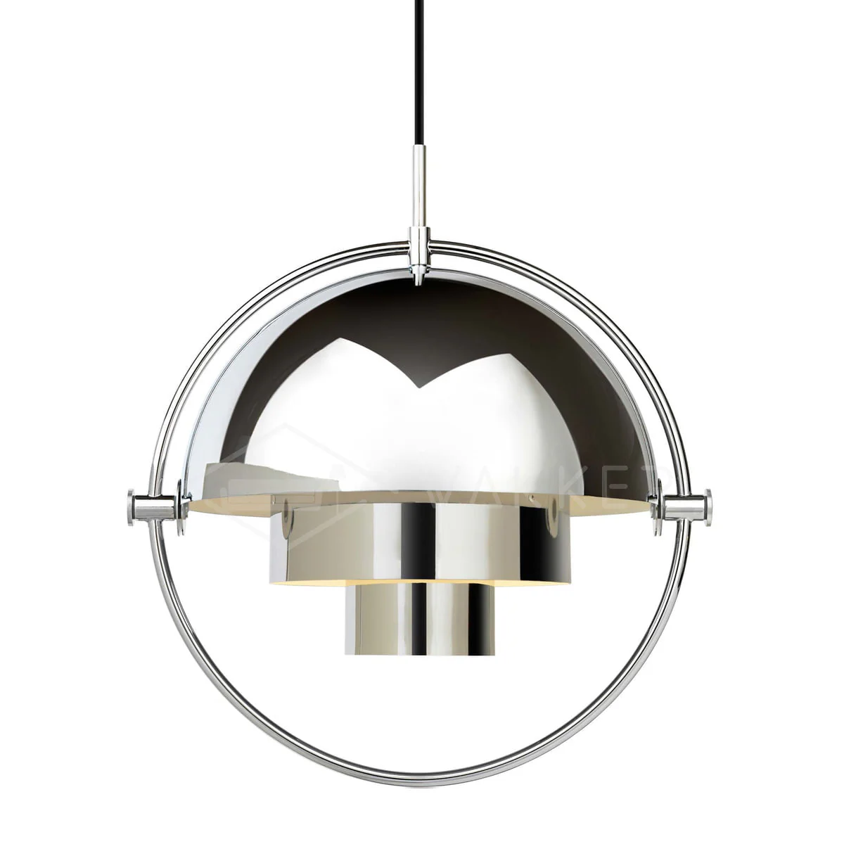 Lustra Pendant Lamp Deformed Ball Golden - Image 97