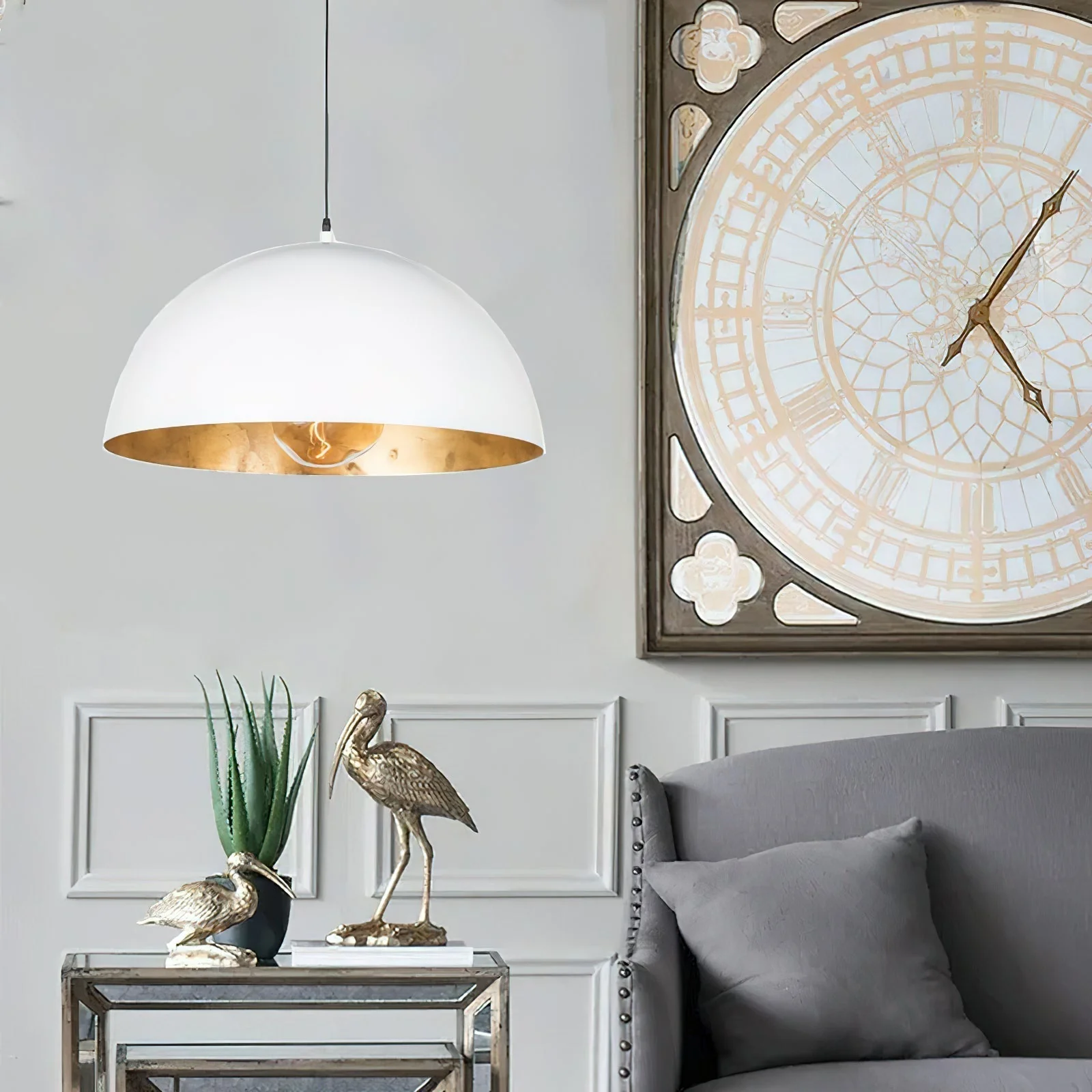 Lustra Pendant Lamp Dome Bowl for Dining Room - Image 11