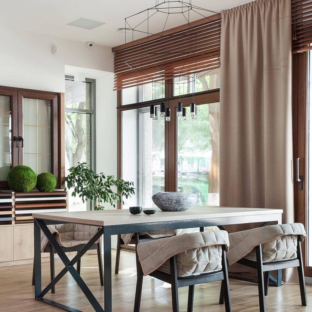 Lustra Pendant Lamp Geometric Wire Black LED - Image 46