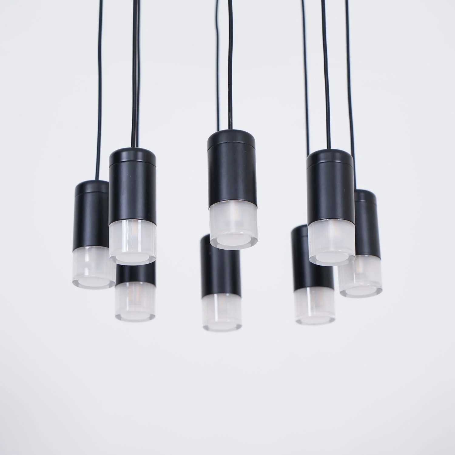 Lustra Pendant Lamp Geometric Wire Black LED - Image 63
