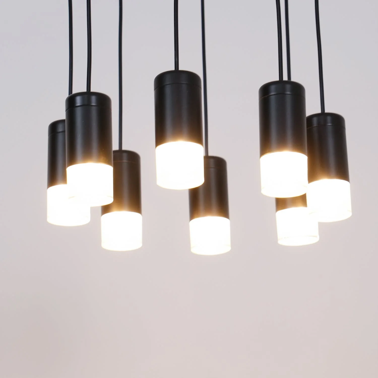 Lustra Pendant Lamp Geometric Wire Black LED - Image 68