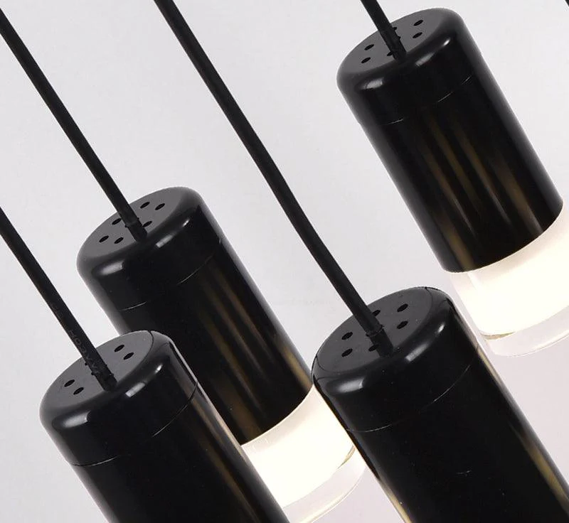 Lustra Pendant Lamp Geometric Wire Black LED - Image 8
