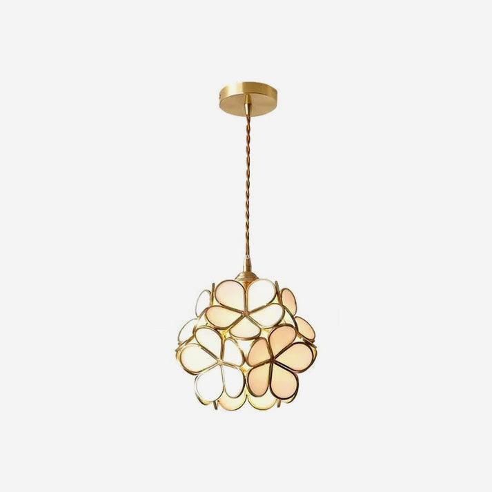 Lustra Pendant Lamp Glass Petal Shaped Kitchen - Image 12