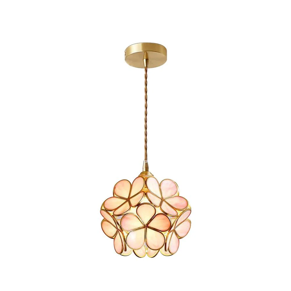 Lustra Pendant Lamp Glass Petal Shaped Kitchen - Image 19