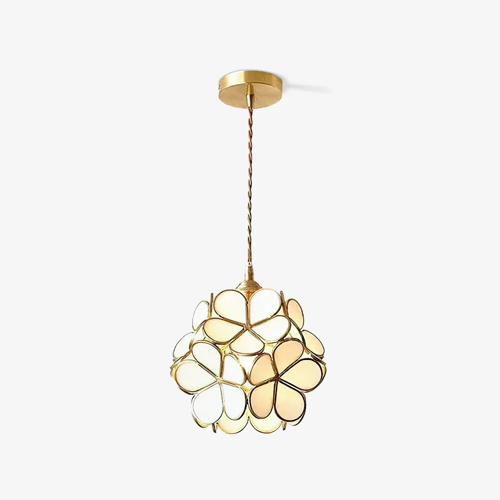 Lustra Pendant Lamp Glass Petal Shaped Kitchen - Image 23