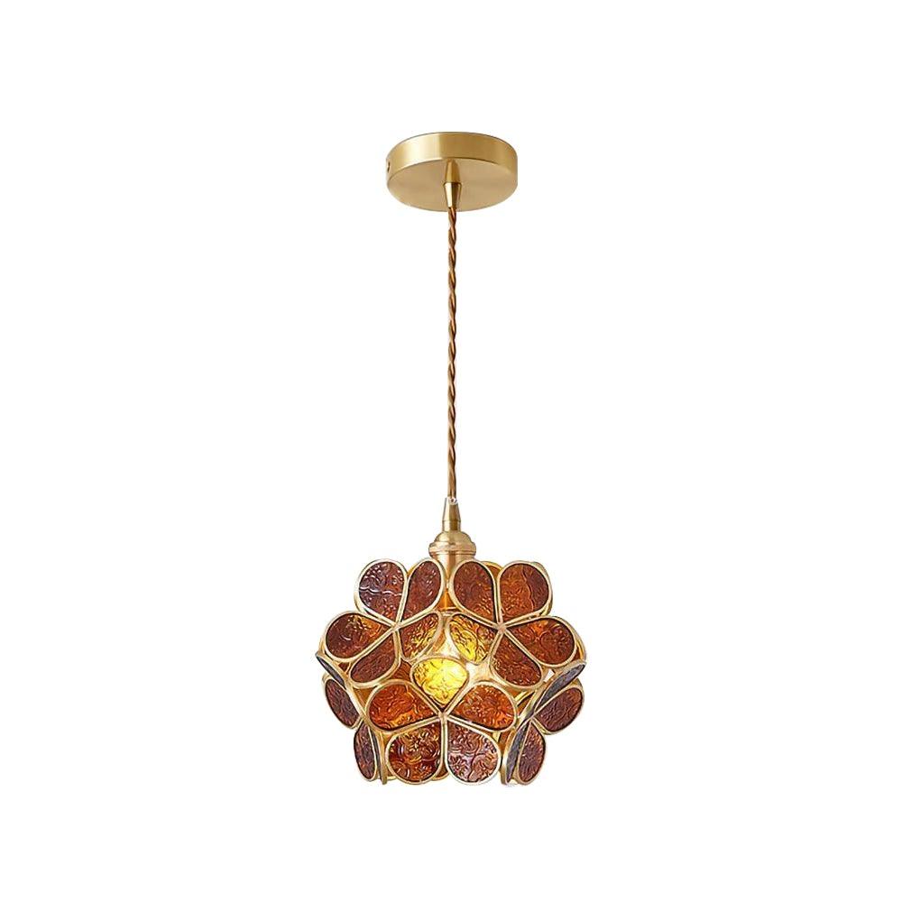 Lustra Pendant Lamp Glass Petal Shaped Kitchen - Image 24