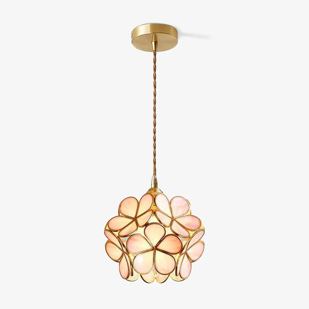 Lustra Pendant Lamp Glass Petal Shaped Kitchen - Image 25