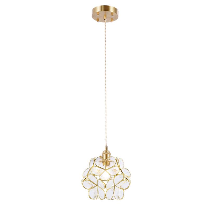 Lustra Pendant Lamp Glass Petal Shaped Kitchen - Image 27