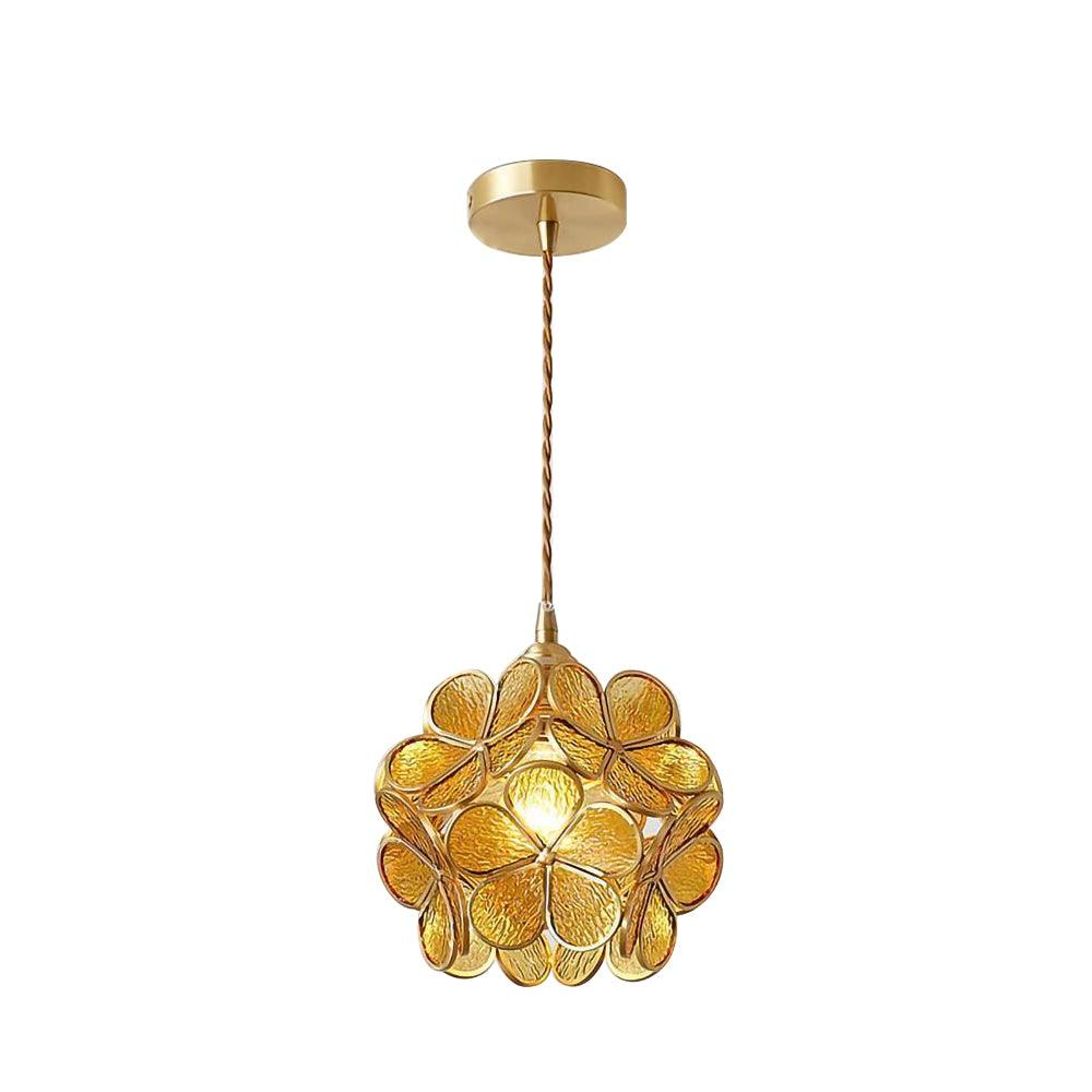 Lustra Pendant Lamp Glass Petal Shaped Kitchen - Image 29
