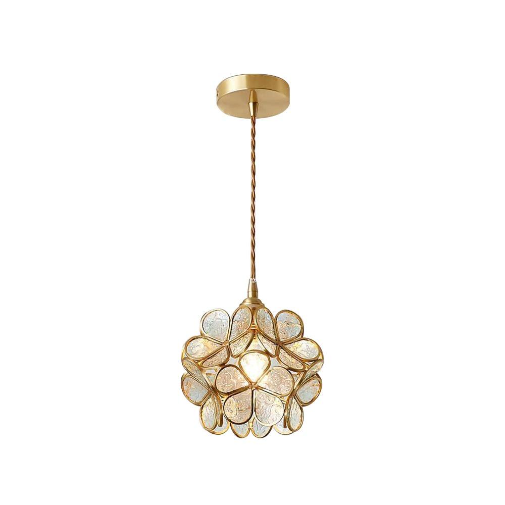 Lustra Pendant Lamp Glass Petal Shaped Kitchen - Image 33