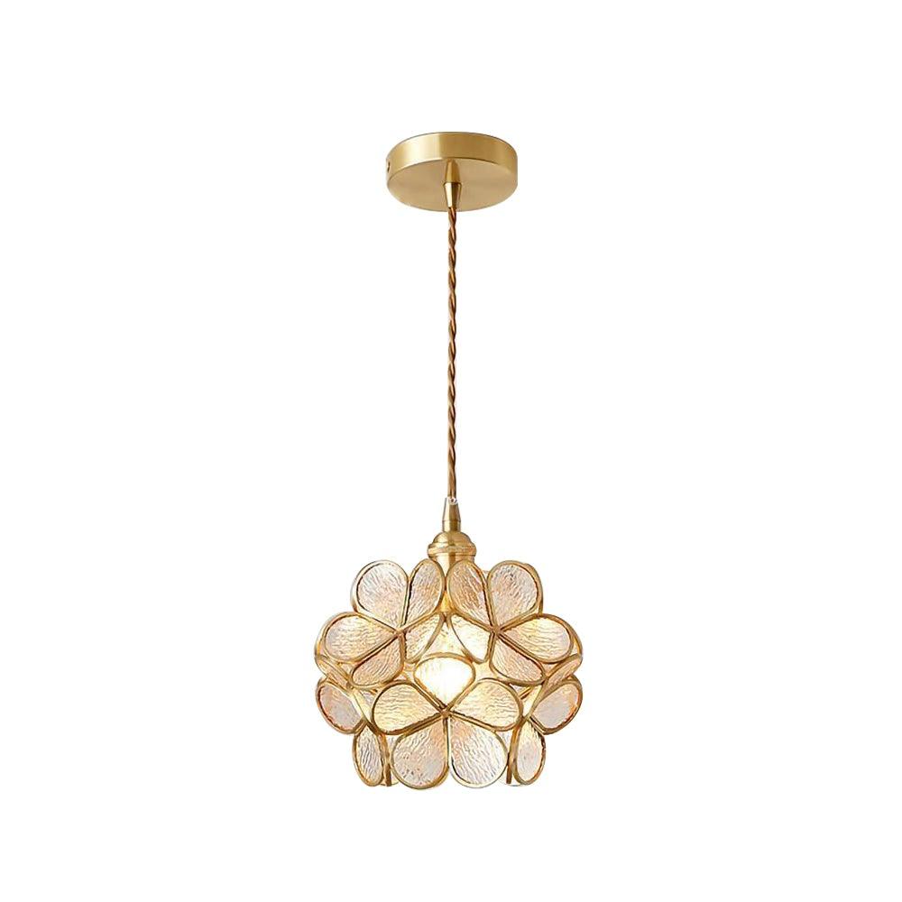 Lustra Pendant Lamp Glass Petal Shaped Kitchen - Image 35
